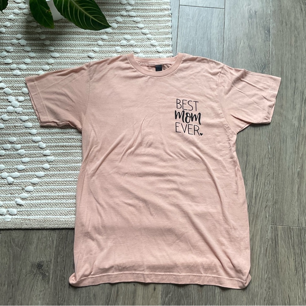 Pale Pink - Mom T Shirt Size Medium